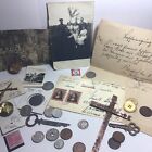 New ListingVintage Junk Drawer Lot… Coins Medals, Photos. Ect.