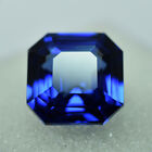 Natural Flawless BLUE Sapphire 9.10 Ct CERTIFIED Loose Gemstone Square Shape