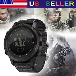North Edge Apache 46 Smart Men's Military Digital Sports Barometer Compass Watch