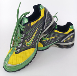 Nike Shox GO 041202 University OREGON GO DUCKS Women's Running Shoes Size 8 2006