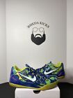 Nike Kobe 9 EM Brazil White Green Blue Low Top Sneakers 646701-413 Mens Size 11