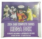 2024 Sage Hit Football Premier Draft Factory Sealed MEGA Box-4 AUTOS+92 ROOKIES!