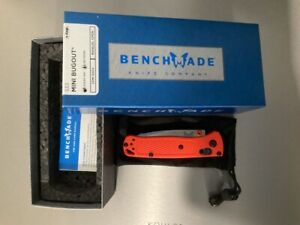 Benchmade Mini Bugout AXIS Lock Knife Orange (2.875
