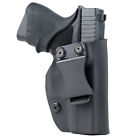 IWB Kydex Gun Holster for Walther Handguns - Matte Black & Black Carbon Fiber
