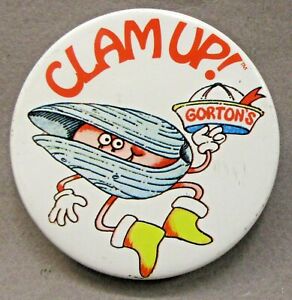 1974 Gorton's CLAM UP! 2.25