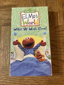 Sesame Street wake Up With Elmo VHS