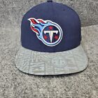 Tennessee Titans Hat New Era Fitted 7.5 Embroidered Graphic Bill Cap Logo