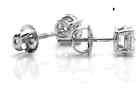 0.40ct tcw 14k White Gold Round Brilliant Excellent Cut  Diamond Stud Earrings
