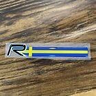 HIGH QUALITY 92mm R Design VOLVO Swedish Flag Replacement Grille Badge 30695855