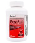 Major FeroSul 325 mg Ferrous Sulfate Iron Supplement - 1000 Red Tablets | Feosol