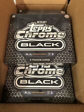 1 - NEW UNOPENED FACTORY SEALED 2021 TOPPS CHROME BLACK HOBBY BOX *PLEASE READ*