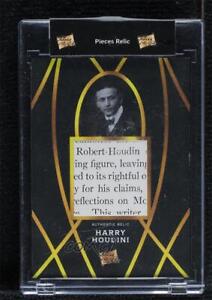 2022 The Bar Pieces of the Past Pieces Relics Harry Houdini #POTP-16 0j8f