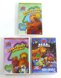 3 Bear in the Big Blue House DVD - Everybodys Special All Seasons Shapes Sounds