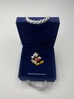 Disney DLR WDW Mickey Mouse 75th Anniversary Swarovski Crystal LE Brooch Pin