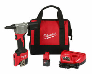 MILWAUKEE 2550-22 M12 Rivet Tool Kit NEW