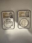 New Listing2023 Morgan and Peace Dollar $1 MS 70 NGC First Releases - 2 Coin Set