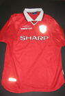 1999 Umbro Manchester United Home Champions League Jersey Shirt Kit England