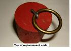REPLACEMENT CORK 4 CORKY PIG BANK HULL POTTERY RED OR NATURAL FREE SHIPPING