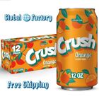 Crush Caffeine Free Orange Soda Pop, 12 fl oz, (12 Pack Cans) Free Shipping