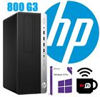 HP EliteDesk 800 G3 MT intel i7-7th up to 32GB RAM 1TB SSD 6TB HDD PC Win10 Pro