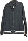 Express Men’s Shawl Collar Cardigan Gray  ,Size:Large ,$128 Accept Best Offers