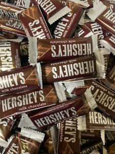 HERSHEY'S (BULK) Milk Chocolate Candy Bars Snack Size - Pick From 2 to 10 Pounds