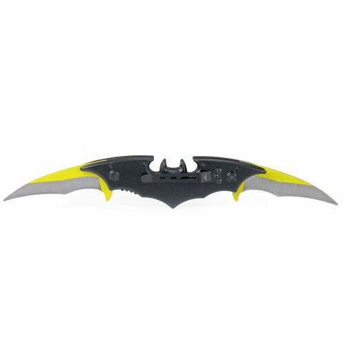 Batman Knife Dual Blade Pocket Folding Spring Assisted Dark Knight Tactical