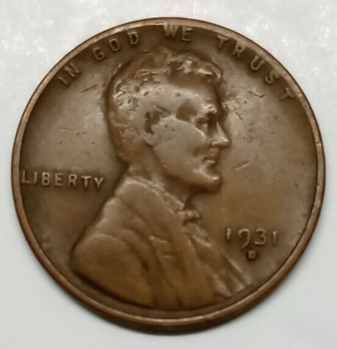 1931 D Lincoln Wheat Cent Penny Free Shipping