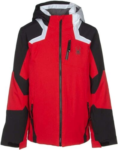 Spyder Boys Leader Jacket, Ski Snowboard Insulated Winter Jacket Size 8 NWT