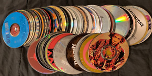 LOT of 100 Loose Music Cds (Discs Only) Random Assorted Wholesale CDs Bulk