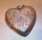 J. M. Fisher co. Victorian 1/20 Gold Filled Heart Locket