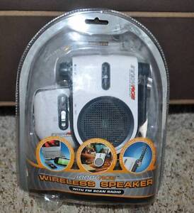 Wireless Speaker With FM Scan Radio-Transmits up to 20 Ft Innovage