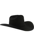 Rodeo King Low Rodeo 7X Felt Cowboy Hat Black 6 7/8
