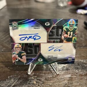 New Listing2023 Spectra Jayden Reed/sean Clifford 1/4 Dual Auto Laundry Tags 🔥🔥✅ Packers