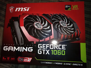 MSI NVIDIA GeForce GTX 1060 6GB GDDR5 Graphics Card - GTX1060GAMINGX6G
