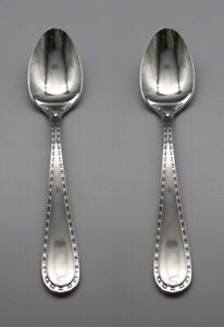 Wedgwood Stainless Flatware METROPOLIS Serving Spoons - Set of Two  - New
