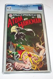 Atom and Hawkman #43 - DC 1969 Silver Age Issue - CGC NM- 9.2 - Gentleman Ghost