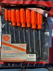 Sears Craftsman Professional Screwdriver Set NIP (Orange) NOS USA # 41908 8 pcs