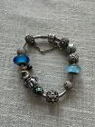 Authentic Pandora  Bracelet With charms included as picture; 8 Inch +1 Gold