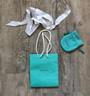 Tiffani & Co Blue Paper Bag 6 x 5 x 3