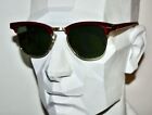 Vintage Ray Ban B&L USA Tortoise/Gold Green-G15 Clubmaster Mens Women Sunglasses