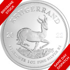 2022 South Africa Krugerrand 1oz .9999 Silver Bullion Coin (Uncapsulated)