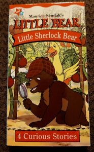 Little Bear: Little Sherlock Bear 4 Curious Stories VHS 2001 Orange Tape