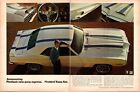 1969 Pontiac Firebird Trans Am General Motors 2 page car print ad gift 1968