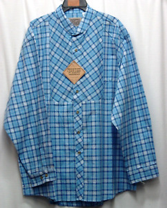 Frontier Classics Collarless XLarge 100% cotton shirt 56 
