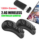 HDMI Retro TV Game Stick Console With 1500+ Games For Sega Genesis 2 Controllers