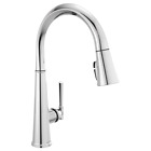 Delta Emmeline 1H Pull-Down Kitchen Faucet Lumicoat Chrome-Certified Refurbished