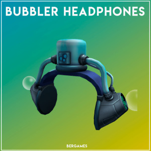 Bubbler Headphones ROBLOX Hat Accessory - Celebrity Series Toy code