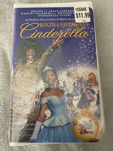 Rodgers And Hammersteins Cinderella 1997 VHS Disney Whitney Houston NEW SEALED