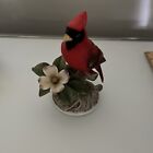 Vintage Red Cardinal By Andrea #8627 Figurine Bird Porcelain Japan